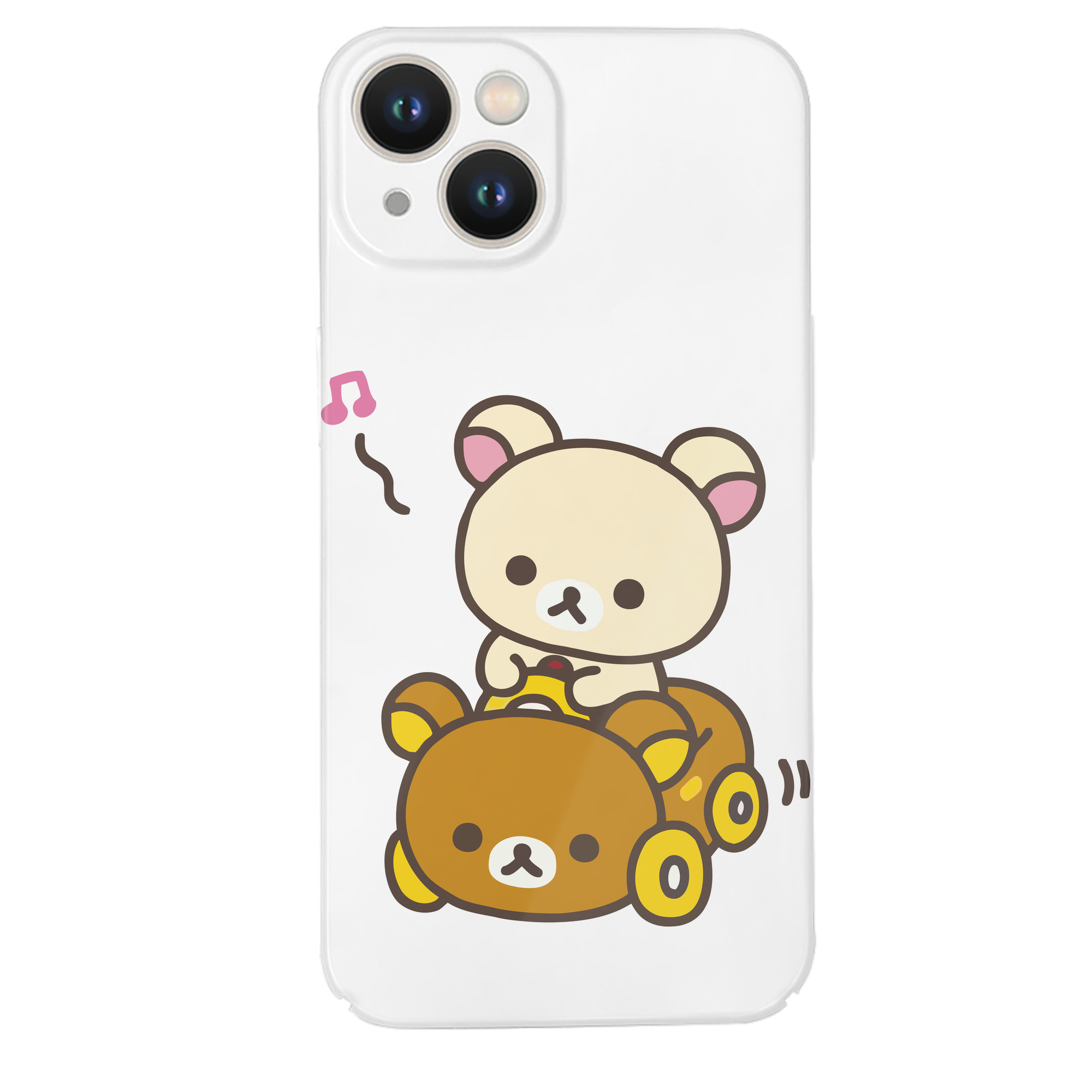 （画像用） リラックマ リラックマ キイロイトリ Rilakkuma Korilakkuma Kiiroitori 【iPhone 14シリーズ対応】ハードケース